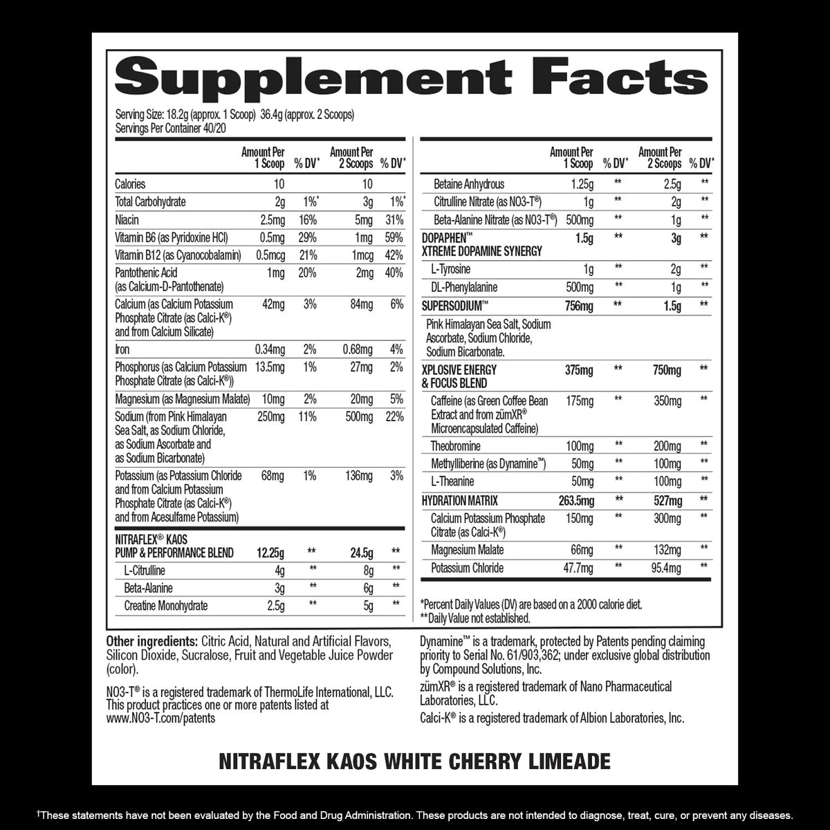 Nitraflex Kaos Pre – Body Goods Nutrition
