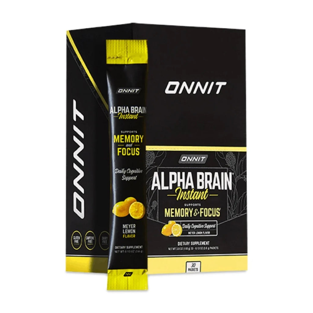 ONNIT Alpha Brain Instant - Meyer Lemon Flavor - Nootropic Brain Booster  Memory Supplement - for Foc…See more ONNIT Alpha Brain Instant - Meyer  Lemon